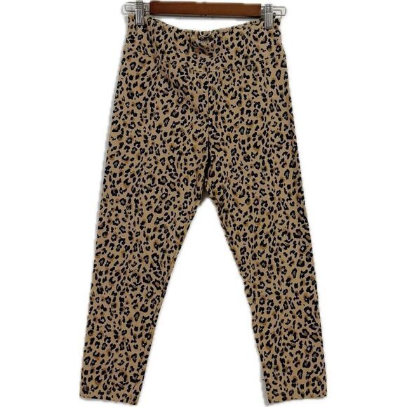 J. Crew women’s size medium cropped leopard print leggings. ￼ - Picture 1 of 5